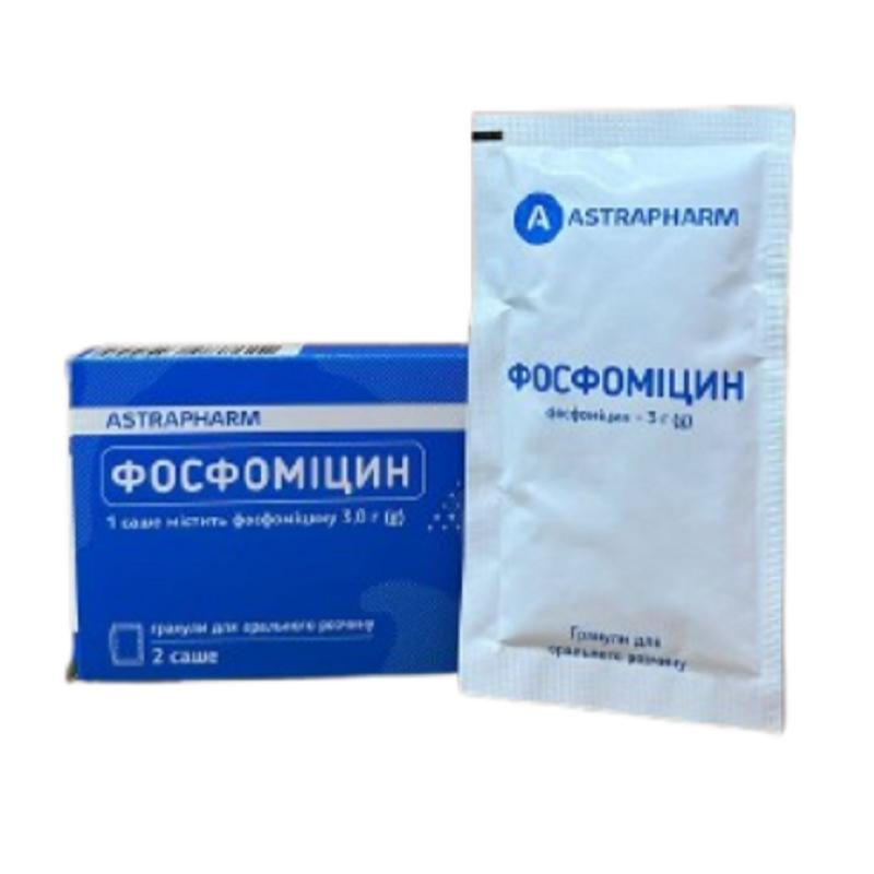 ФОСФОМІЦИН гранули для орального розчину по 3 г №2